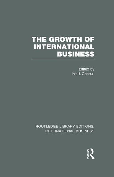 Produktbild: The Growth of International Business (RLE International Business)