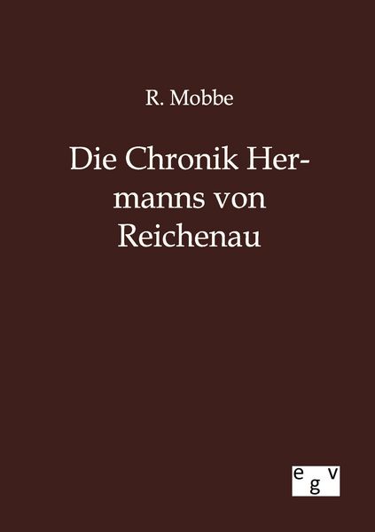 Produktbild: Die Chronik Hermanns von Reichenau