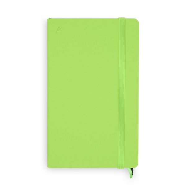 Produktbild: Notizbuch A6 Softcover Kiwi Green Blanko, 128 Seiten