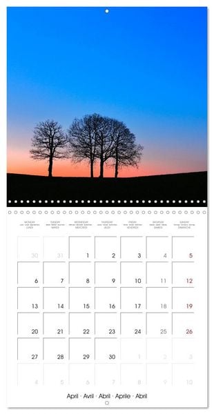 Produktbild: Les paysages d'Allemagne (Calendrier mural carr&eacute; 2026 30x30 cm) Calendrier double avec une page pour vos prises de notes