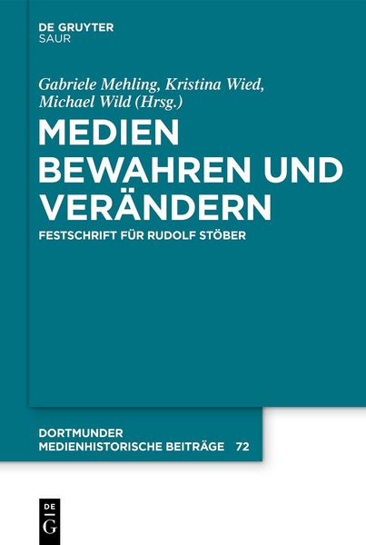 Produktbild: Medien bewahren und ver&auml;ndern