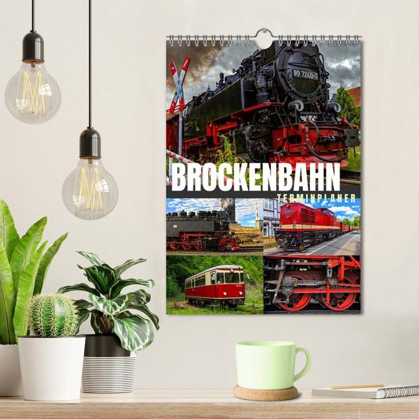 Produktbild: Brockenbahn - Terminplaner (Wandkalender 2026 DIN A4 hoch), CALVENDO Monatskalender