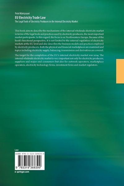 Produktbild: EU Electricity Trade Law