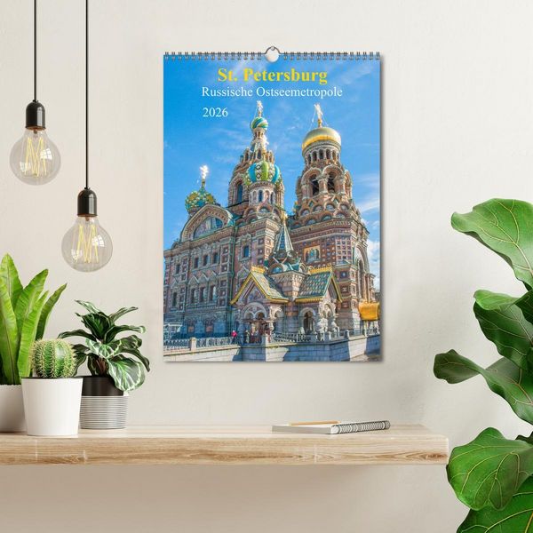 Produktbild: St. Petersburg - Russische Ostseemetropole (Wandkalender 2026 DIN A3 hoch), CALVENDO Monatskalender
