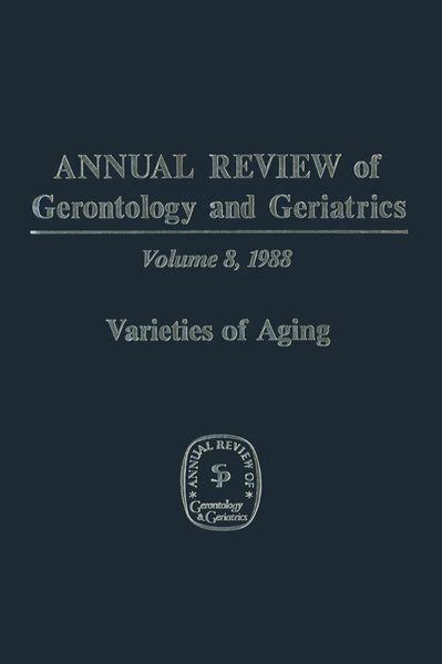 Produktbild: Annual Review of Gerontology and Geriatrics
