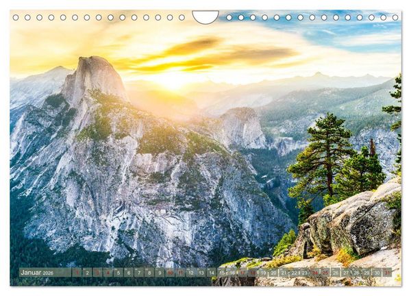 Produktbild: Atemberaubendes Amerika - Die sch&ouml;nsten Nationalparks im Westen der USA (Wandkalender 2026 DIN A4 quer), CALVENDO Monatskalender