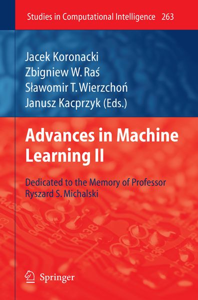 Produktbild: Advances in Machine Learning II