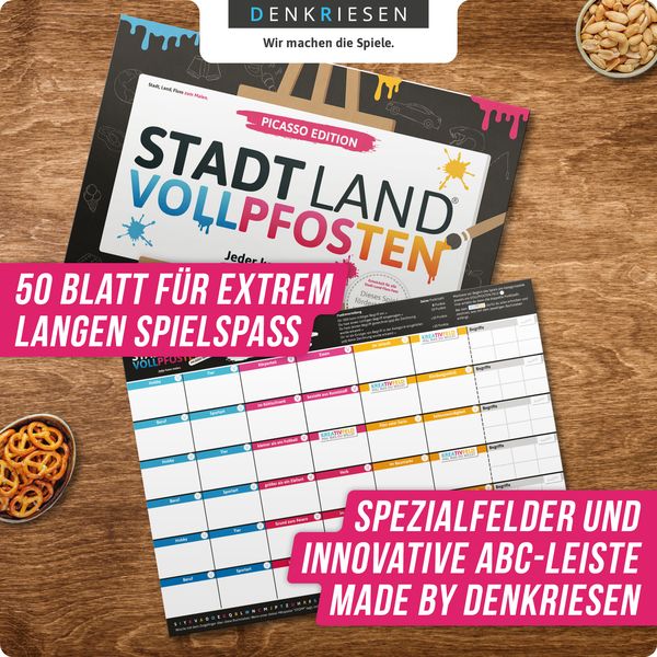 Produktbild: DENKRIESEN - STADT LAND VOLLPFOSTEN&reg; - PICASSO EDITION - "MAL WAS NEUES."