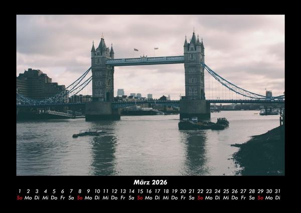 Produktbild: London 2026 Fotokalender DIN A3