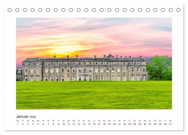 Produktbild: S&uuml;dengland - Impressionen aus dem S&uuml;dwesten von England (Tischkalender 2026 DIN A5 quer), CALVENDO Monatskalender