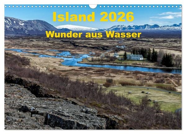 Produktbild: Island &ndash; Wunder aus Wasser (Wandkalender 2026 DIN A3 quer), CALVENDO Monatskalender