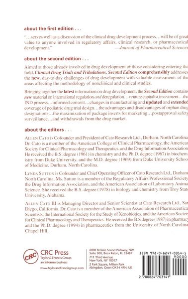Produktbild: Clinical Drug Trials and Tribulations, Revised and Expanded