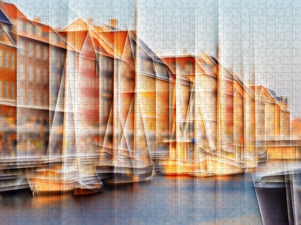 Produktbild: CALVENDO Puzzle Nyhavn (Kopenhagen) | 1000 Teile Lege-Gr&ouml;&szlig;e 64x48cm Foto-Puzzle f&uuml;r gl&uuml;ckliche Stunden