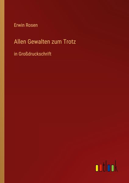 Produktbild: Allen Gewalten zum Trotz