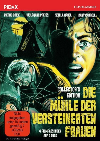 Produktbild: Die M&uuml;hle der versteinerten Frauen - Collector&acute;s Edition (4 Filmfassungen) / Gruselklassiker mit Starbesetzung (Pidax Film-Klassiker) [2 DVDs]