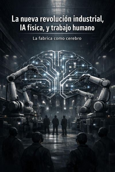 Produktbild: La nueva revoluci&oacute;n industrial, IA f&iacute;sica y trabajo humano: la f&aacute;brica como cerebro