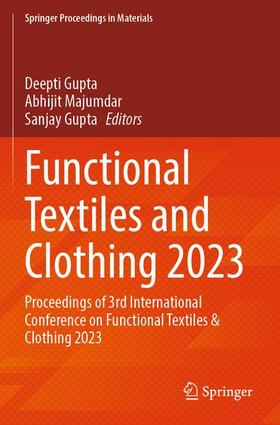 Produktbild: Functional Textiles and Clothing 2023