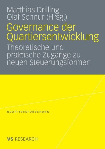 Produktbild: Governance der Quartiersentwicklung