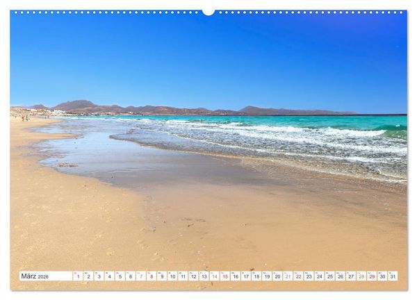 Produktbild: Fuerteventura - W&uuml;stenzauber und Meeresrauschen (hochwertiger Premium Wandkalender 2026 DIN A2 quer), Kunstdruck in Hochglanz