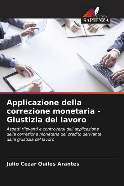 Produktbild: Applicazione della correzione monetaria - Giustizia del lavoro