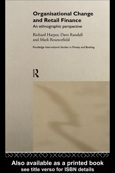Produktbild: Organisational Change and Retail Finance