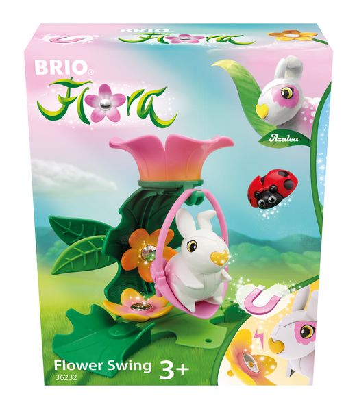 Produktbild: BRIO Flora - 36232 Azaleas Blumenschaukel | Spielset f&uuml;r endlosen fantasievollen Spielspa&szlig; f&uuml;r M&auml;dchen und Jungen ab 3 Jahren - wundersch&ouml;nes Geschenk