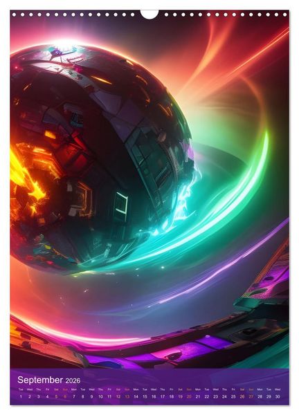 Produktbild: Prismatic Visions (Wall Calendar 2026 DIN A3 portrait), CALVENDO 12 Month Wall Calendar