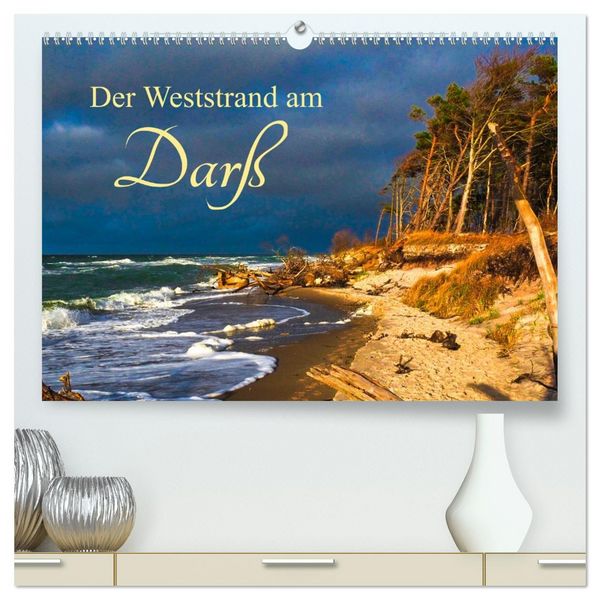 Produktbild: Der Weststrand am Dar&szlig; (hochwertiger Premium Wandkalender 2026 DIN A2 quer), Kunstdruck in Hochglanz