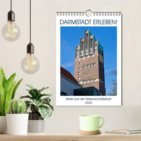 Produktbild: Darmstadt erleben! (Wandkalender 2026 DIN A4 hoch), CALVENDO Monatskalender