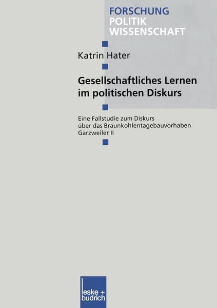 Produktbild: Gesellschaftliches Lernen im politischen Diskurs