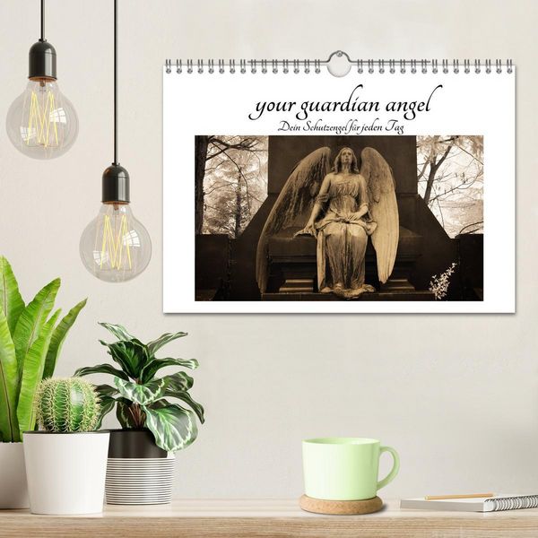 Produktbild: your guardian angel - Dein Schutzengel f&uuml;r jeden Tag (Wandkalender 2026 DIN A4 quer), CALVENDO Monatskalender