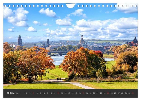 Produktbild: Barockstadt Dresden (Wandkalender 2027 DIN A4 quer), CALVENDO Monatskalender