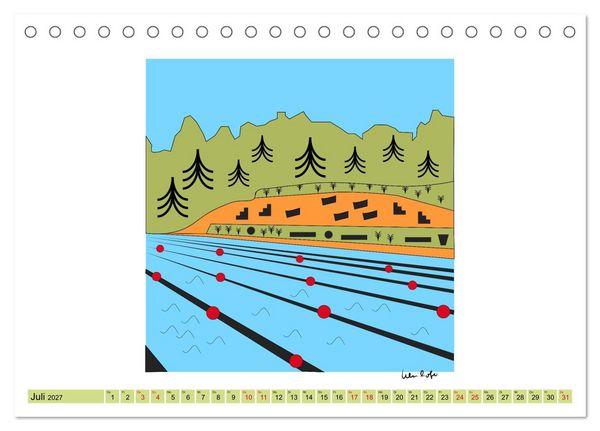 Produktbild: DudoDigital (Tischkalender 2027 DIN A5 quer), CALVENDO Monatskalender