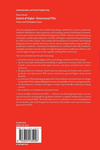 Produktbild: Control of Higher&ndash;Dimensional PDEs