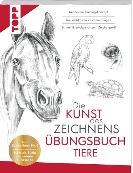 Produktbild: Die Kunst des Zeichnens Tiere &Uuml;bungsbuch