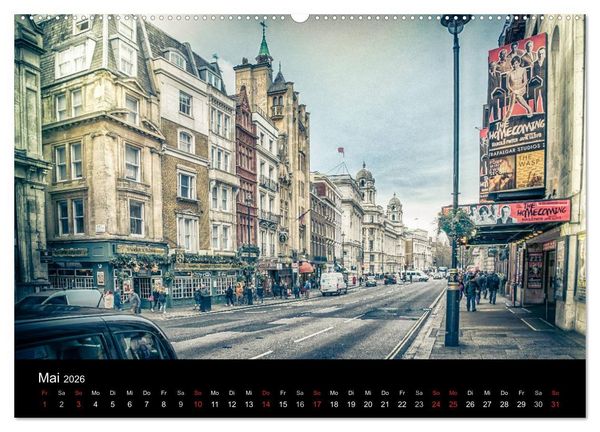 Produktbild: London an der Themse (Wandkalender 2026 DIN A2 quer), CALVENDO Monatskalender