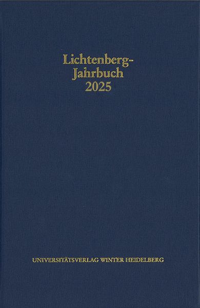 Produktbild: Lichtenberg-Jahrbuch 2025
