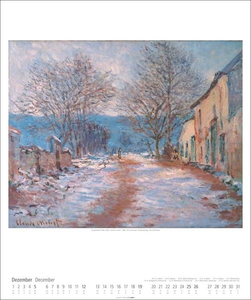 Produktbild: Claude Monet Kalender 2027