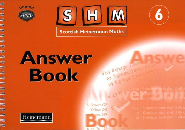 Produktbild: Scottish Heinemann Maths 6: Answer Book