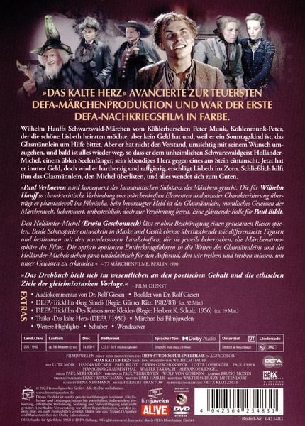 Produktbild: Das kalte Herz (1950) (Filmjuwelen / DEFA-M&auml;rchen)