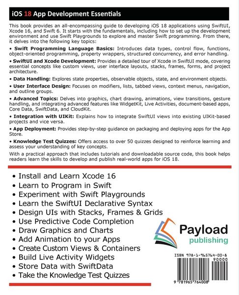 Produktbild: IOS 18 App Development Essentials