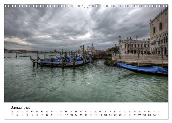 Produktbild: Venedig - La Serenissima 2026 (Wandkalender 2026 DIN A3 quer), CALVENDO Monatskalender