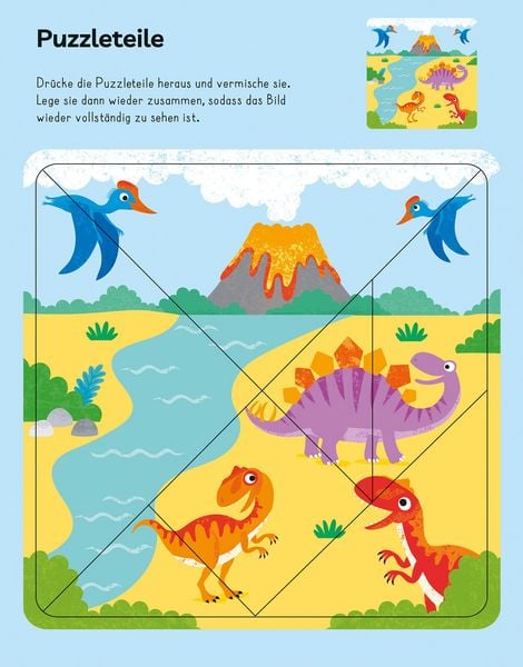 Produktbild: Mein Alles-drin-Mitmachbuch: Dinosaurier