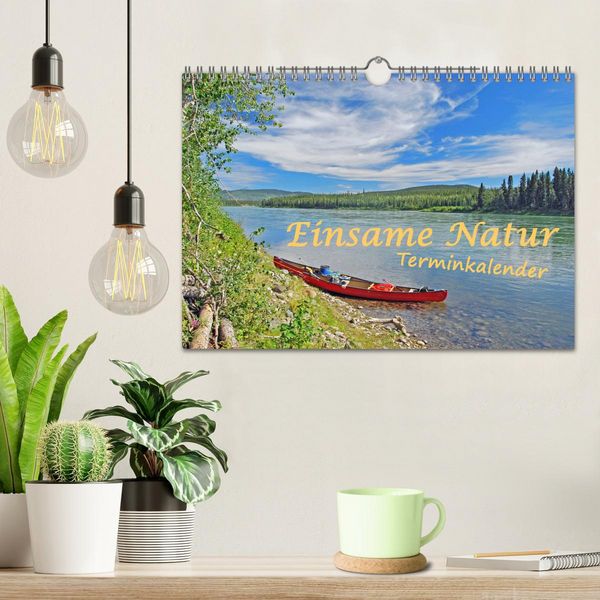 Produktbild: Einsame Natur - Terminkalender (Wandkalender 2026 DIN A4 quer), CALVENDO Monatskalender