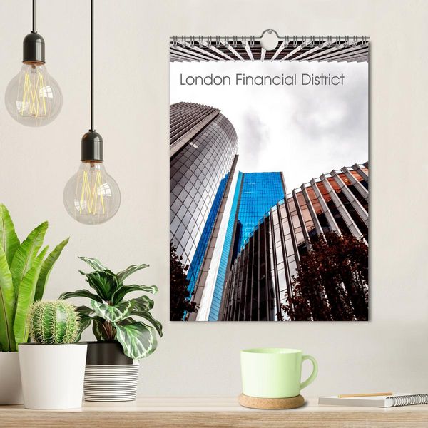 Produktbild: London Financial District (Wandkalender 2026 DIN A4 hoch), CALVENDO Monatskalender
