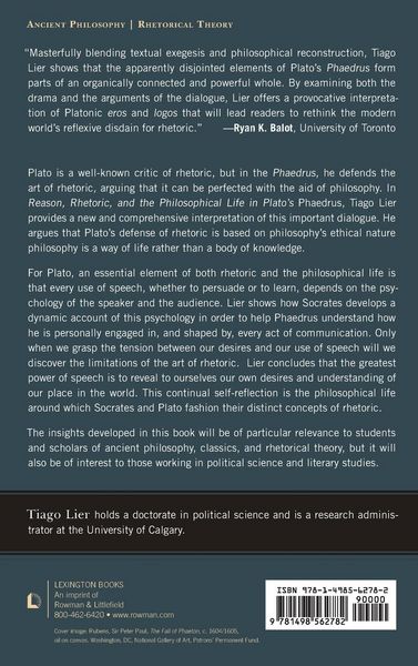 Produktbild: Reason, Rhetoric, and the Philosophical Life in Plato's Phaedrus