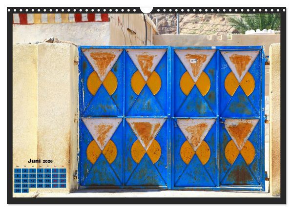 Produktbild: OMAN - Farbenfrohe orientalische T&uuml;ren (Wandkalender 2026 DIN A3 quer), CALVENDO Monatskalender
