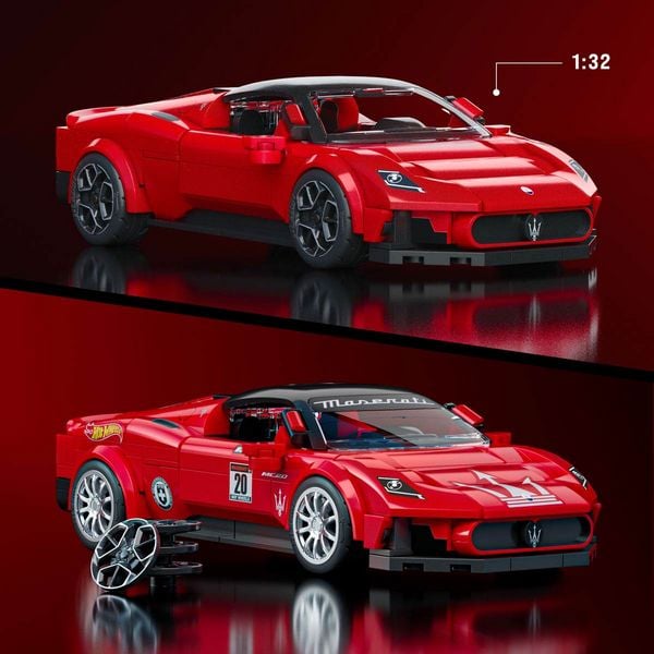 Produktbild: Mattel Brick Shop HW SPEED SERIES MASERATI