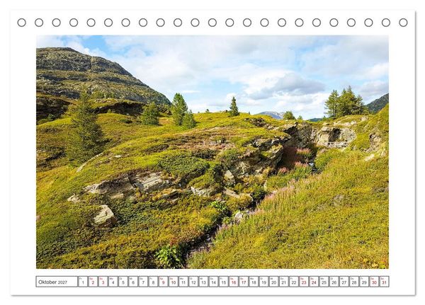 Produktbild: Schweizer Bergmomente (Tischkalender 2027 DIN A5 quer), CALVENDO Monatskalender