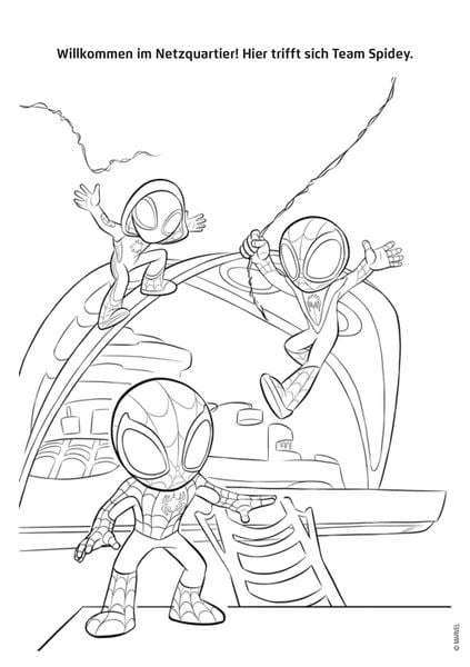 Produktbild: MARVEL Spidey und seine Super-Freunde: Mein cooler Malblock